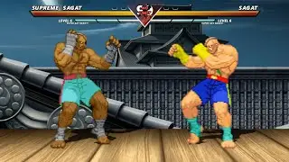 SUPREME SAGAT vs SAGAT - The most epic fight ❗🔥