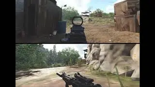 Call of Duty:Cold War INVISIBILITY GLITCH Split Screen Footage