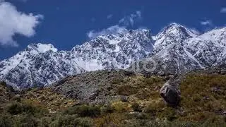 Souther Alps peaks timelapse | Stock Footage - Envato elements