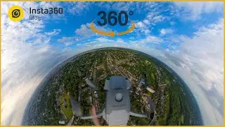 Dji Air 2s with Insta 360 One r (Panoramic Camera 360&deg;)