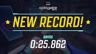 [WR] OG Abyss Hard 25.862s Splitgate Race