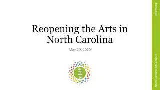Reopening the Arts in North Carolina