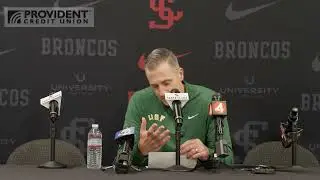 MBB | USF vs. Santa Clara Postgame w/ Chris Gerlufsen
