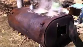 Oil drum evaporator