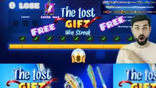 The Lost Gift win streak 8 ball pool 2024.            Lost luminous cue level max free😱 free😱 free❤️