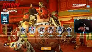 HARBEU ROADHOG BUFF! duo w/ EMONGG ZARYA! [ OVERWATCH SEASON 23 TOP 500 ]