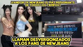 New Jeans fans called shameless + protest sparks outrage. Most disgusting fandom?