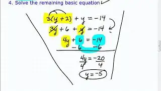 Multi-Step Equations