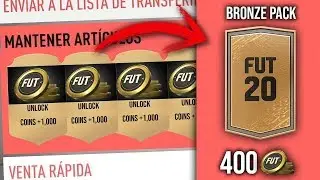 &iexcl;EL MEJOR TRUCO PARA GANAR MONEDAS ABRIENDO SOBRES EN FIFA 20! 😆💰