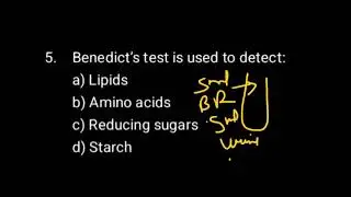 Biology questions practice for neet | Benedict test, reducing sugar full topic cover #neet #new 