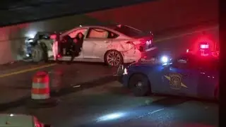 Freeway back open after multi-car crash