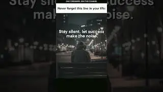 Silent moves, loud results 💥 #lifelessons #motivation #life #silent #sucessjourney #tunnelofsuccess