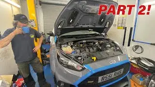 MJP 455M BUILD PART 2: FIXING THE FORD RECALL OIL LEAK + DECK BRACE INSTALL!