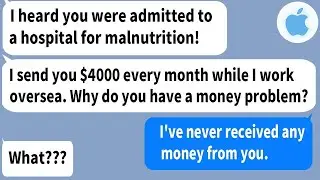 【Apple】My wife is malnourished, and she is in the hospital!! Where did the $4,000 I send her...