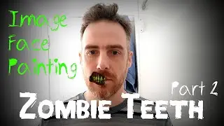 Image Face Painting in Blender | Zombie Teeth (Part 2)