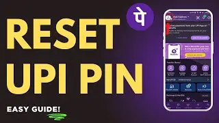 Как сбросить PIN-код UPI в PhonePe