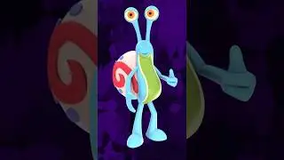 LOL! I made Gary Snail into a Humanoid Fan Character Art SpongeBob #art #funny #spongebob #cartoon