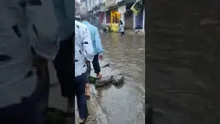 tip tip barsa pani|heavy rain in patna |water stock in road #shorts #status #patna #bihar #flood