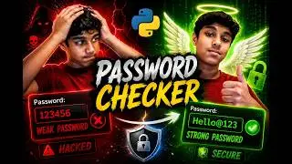 🔥 Create a Password Checker in Python