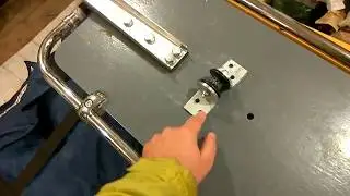 Якорная консоль для ПВХ лодки финал .  Плюс лодочная фара.
