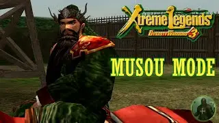 Dynasty Warriors 3 Xtreme Legends Musou Mode  - Guan Yu (Max Stat Gameplay)
