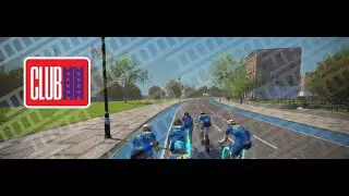 Zwift - Club Ladder | TeamNL Cloud9 Thunder vs ART Isotopes on London Flat in London