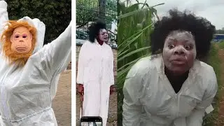 JULY MOST DANGEROUS MONKEY GHOST 👻😱 PRANKS VIDEOS COMPILATION ON THE STREET 🤣🇰🇪 Just For Laugh gas👻😱