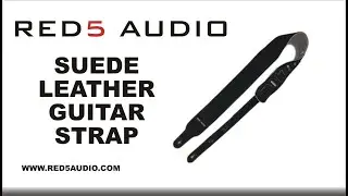 Red5 Audio Suede Leather Guitar Strap