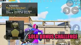 BONUS CHALLENGE | SOLO GAMEPLAY | SOLO BONUS CHALLENGE GAMEPLAY | PUBG MOBILE | SinSox Op
