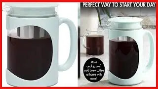 Great product -  Primula Burke Deluxe Cold Brew Iced Coffee Maker, Comfort Grip Handle, Durable Glas
