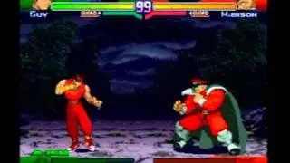 Street Fighter Alpha 3 - PS1 - Guy - Story and ENDING