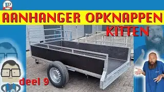 AANHANGER OPKNAPPEN, beplating vastzetten, VLOER en WANDEN KITTEN, FOUT HERSTELLEN, truc werkt niet