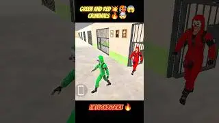 😱green Criminal save Red Criminal🥶by police💥#indiantheftauto #police #gta#youtubeshorts #viralvideo