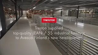 Treston supplied top-quality LEAN / 5S industrial furniture to new Avesco headquarters