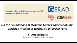 On the Foundations of Dynamic Games and Probability: Decision Making in Stochastic Extensive Form