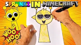 Minecraft World | I Drew Sprunki Simon! 🎨✨