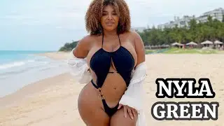 Nyla Green, known as a British plus size model, content creator, and bold advocate for body beauty