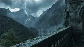 Lluvia Realista en Camino con Niebla | Sonidos Relajantes para Dormir Profundo y Reducir el Estrés
