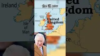 the UK now vs then  #history #mapchart #map #geographychannel