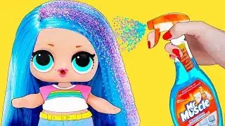 13 Funny HACKS and CRAFTS with LOL DOLLS and OMG! Cartoon LOL Surprise Doll HACKS DIY CUSTOM