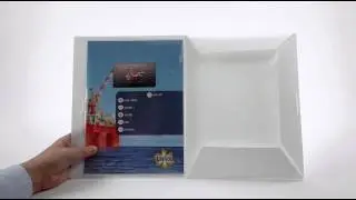 Media Presentation Folder - Custom 'Video in Print' Solution from Phillips Plastics