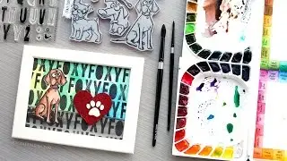 Tim Holtz Crazy Dogs & WPlus9 Whimsy Alpha | Simon Says Stamp Masterpiece Box
