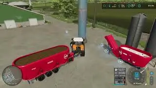 FS22 Obrzątki przy krowach i koszenie trawy na baloty kiszonkiz głosem