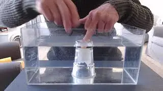 Давление воздуха в погруженном стакане