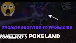 POKELAND Pixelmon (Watch how froakie evolves into frogadier) | PokeLand Froakie | ANAVTV