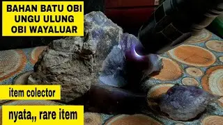 💓bahan obi ungu (obi wayaluar) obi ulung #rareitem #colectoritem  #sharing 😁🙏 Semoga bermanfaat .
