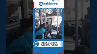 Viral, Aksi Preman Acam Sopir Trans Metro Pasundan