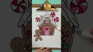 Color with me-Gingerbread House #ldsmusic #nativity  #jesuschrist #christmas #christmasmusic