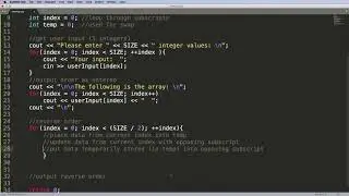 Reverse an Array ( C++ )