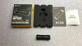 Corsair MP600 Gen4 PCIe 4 NVME Unboxing